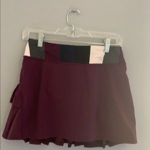 Purple Lululemon Workout Skirt (w/ shorts)